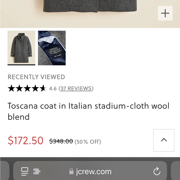 J Crew Nello Gori Wool Coat - Picture 7 of 7